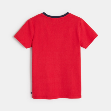 Avis T-shirt manches courtes à motif rouge garçon OKAIDI 4