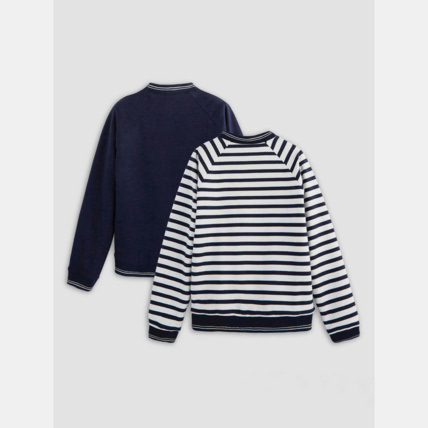 Avis Sweat-shirt réversible bleu fille OKAIDI 2