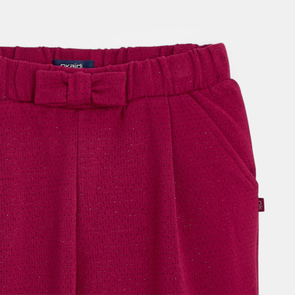 Avis Pantalon carrot pailleté violet fille OKAIDI 2