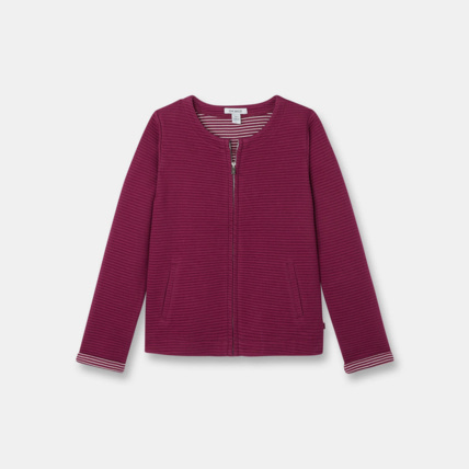Avis Sweat-shirt côtelé rose fille OKAIDI 1