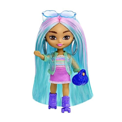 Avis Barbie Extra Mini Minis - cheveux bleus BARBIE 1