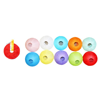 Avis Lanternes Colorées En Papier De Soie LOOLIPO 1