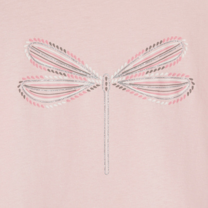 Avis T-shirt à motif pailleté rose fille OKAIDI 2