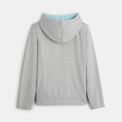 Avis Sweat-shirt sport à capuche gris fille OKAIDI 2