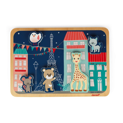 Avis Chunky puzzle Sophie la Girafe JANOD 1