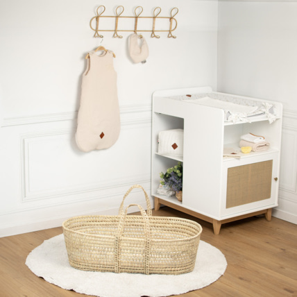 Avis Couffin panier moise en fibre naturelle Sevira Kids 2