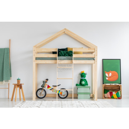 Avis Lit mezzanine G bois naturel Mon Lit Cabane 1