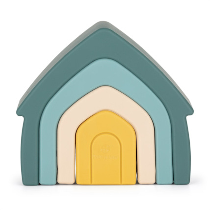 Avis Jouet Empilable en Silicone House 12m+ Petite&Mars 2