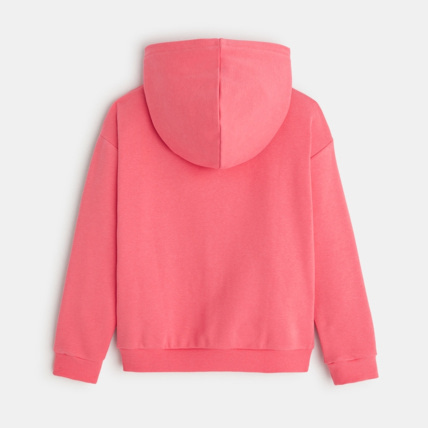 Avis Sweat-shirt uni à capuche rose fille OKAIDI 4