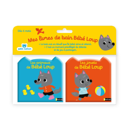 Avis Mes premiers livres de bain - Bébé loup NATHAN 1