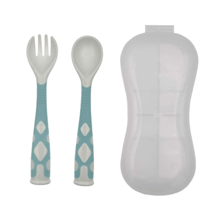 Avis Set assiette couverts bavoir en silicone pour bébé TASTY PLASTIMYR 2