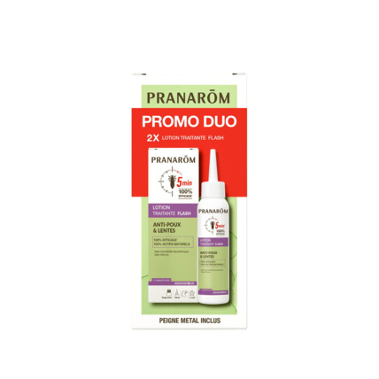 Avis Duo pack lotion traitante FLASH anti-poux et lentes Pranarōm 1