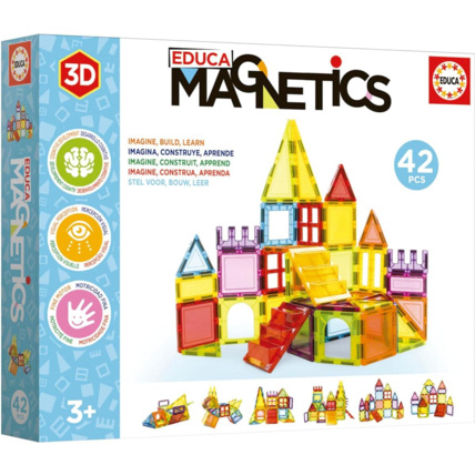 Avis Jeu éducatif de construction 3D magnétique 42 pièces Educa 1