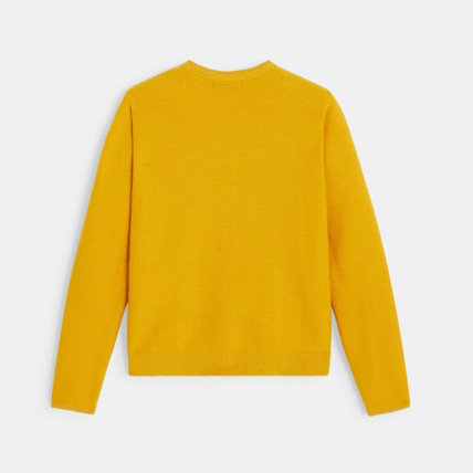 Avis Gilet boutonné jaune fille OKAIDI 3