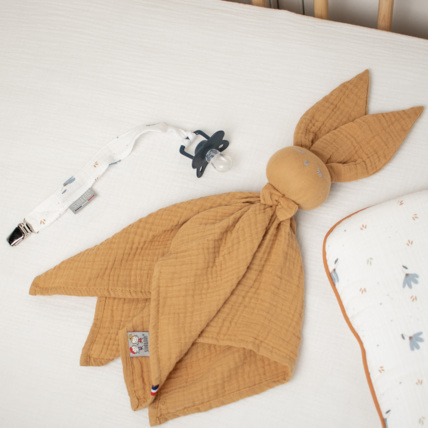 Avis Attache tétine personnalisable en gaze de coton Sevira Kids 2
