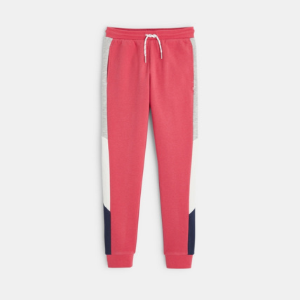 Avis Pantalon de jogging à bande côté rose fille OKAIDI 2