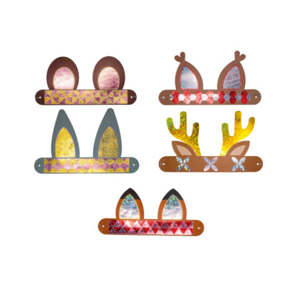 Avis Couronnes à Métalliser - Foil Animals Crowns LOOLIPO 1