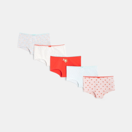 Avis Culottes forme boxer en jersey de coton (lot de 5) fille OKAIDI 1