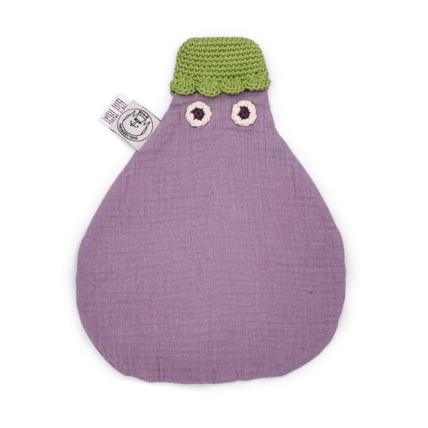 Avis Doudou Régine l'Aubergine MYUM - THE VEGGY TOYS 1