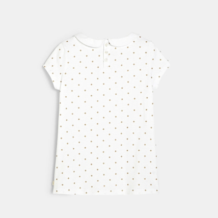 Avis T-shirt col Claudine blanc fille OKAIDI 4