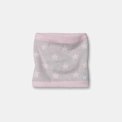 Avis Snood doublé étoiles jacquard rose fille OKAIDI 1