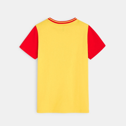 Avis T-shirt spécial fan de foot jaune garçon OKAIDI 3