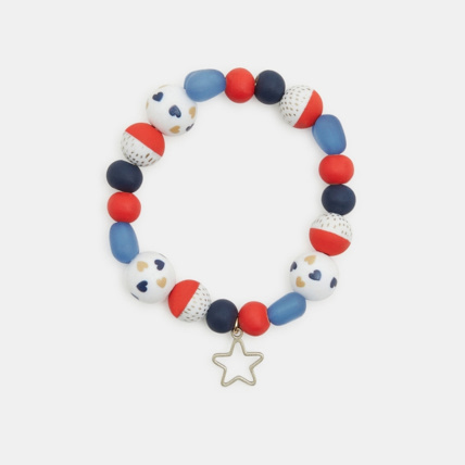Avis Bracelet de perles rouge fille OKAIDI 1
