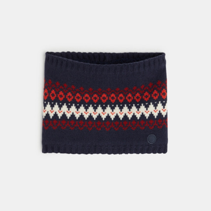 Avis Snood en jacquard scandinave bleu garçon OKAIDI 1