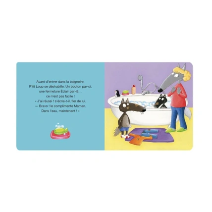 Avis Livre P'tit loup se lave tout seul EDITIONS AUZOU 2