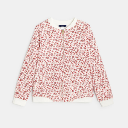 Avis Teddy en molleton imprimé all over rose fille OKAIDI 1