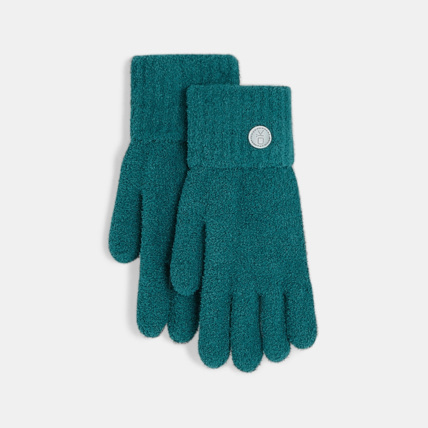 Avis Gants en tricot hyper stretch vert fille OKAIDI 1