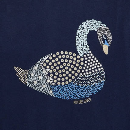 Avis T-shirt en coton biologique bleu fille OKAIDI 2