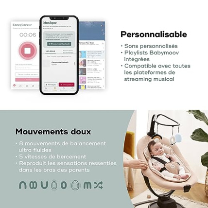 Avis Balancelle électrique connectée Swoon Evolution Connect Babymoov 4