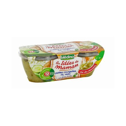 Avis LES IDEES DE MAMAN - Plat petites courgettes riz et veau Blédina 1