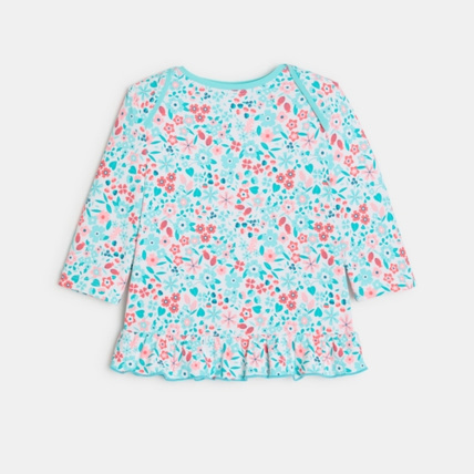 Avis T-shirt anti UV volanté fleuri OBAÏBI 1