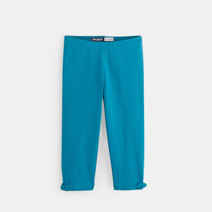 Avis Leggings courts turquoise fille OKAIDI 1