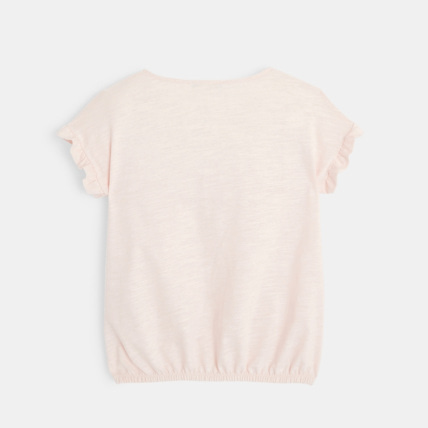 Avis T-shirt blousant brodé rose fille OKAIDI 4
