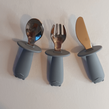 Avis Set de 3 couverts en inox enfant avec colerette de protection Babireva 3