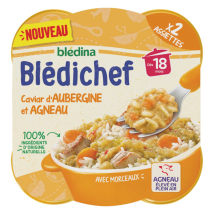 Avis BLEDICHEF Caviar d'aubergine et agneau Blédina 1