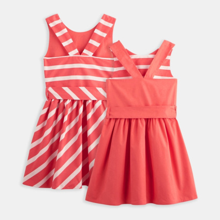 Avis Robe réversible rouge fille OKAIDI 2