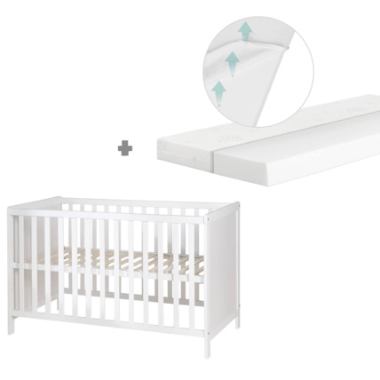Avis Lit 2en1 avec matelas respirant Safe Asleep ROBA 1