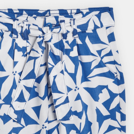 Avis Pantalon large imprimé bleu fille OKAIDI 3