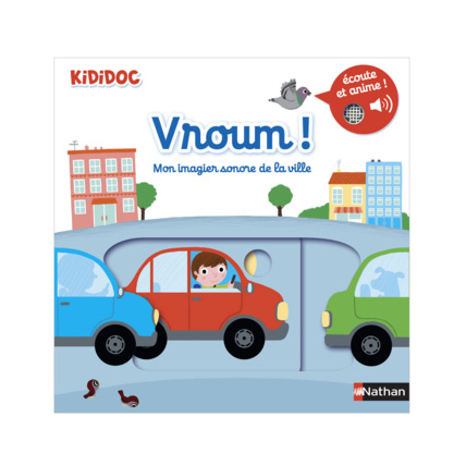 Avis Livre Vroum ! Imagier sonore de la ville kididoc NATHAN 1