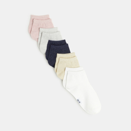 Avis Socquettes pailletées (lot de 5) fille OKAIDI 1