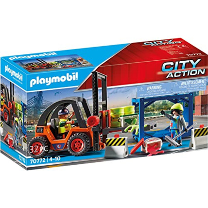 Avis Playmobil City Action  - Chariot élévateur avec cargaison PLAYMOBIL 1