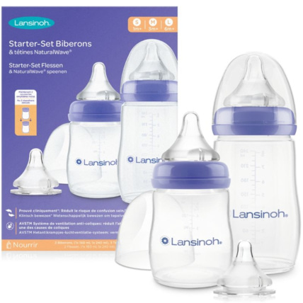 Avis Starter set Biberons & Tétines Natural Wave Lansinoh 1