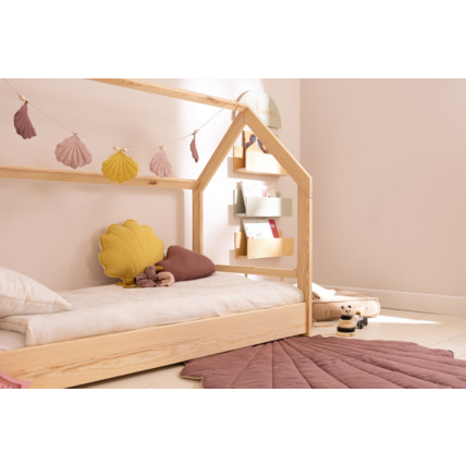 Avis Lit cabane H bois naturel Mon Lit Cabane 105