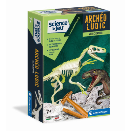 Avis Archéo Ludic - Vélociraptor Clementoni 1