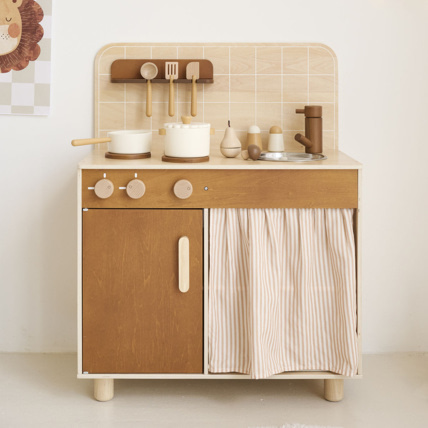 Avis Cuisine En Bois Enfant Noyer Petite Amélie 1