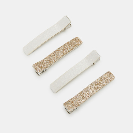 Avis Barrettes à paillettes (lot de 4) jaune fille OKAIDI 1